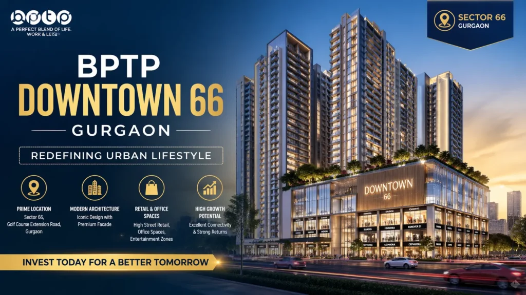BPTP Downtown 66 Gurgaon Location,